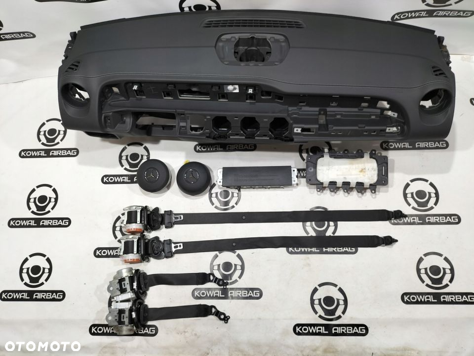 MB GLB X247 DESKA KONSOLA AIRBAG PODUSZKI PASY ORG - 2