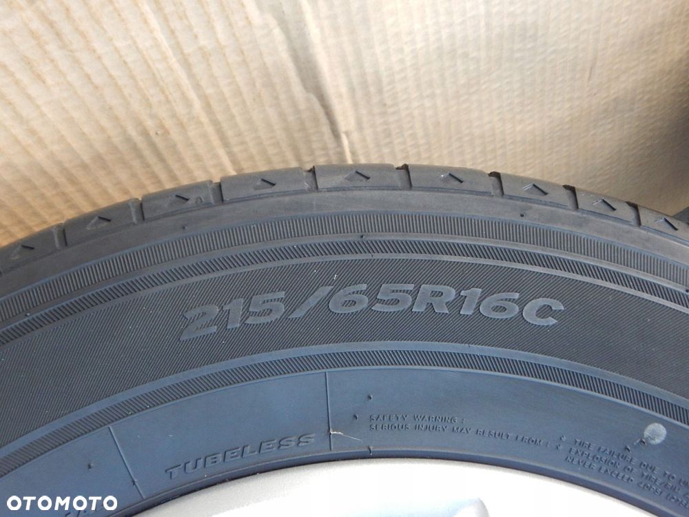 vw t5 koła alufelgi felgi opony r16 215/65 7h0601025e bieżnik 4.39 5.37 - 9