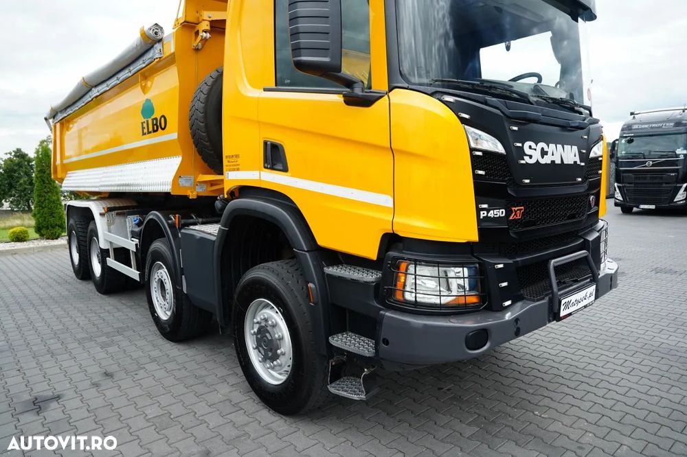 Scania P 450 XT / 8x6 / BASCULATOR SPATE / OPTICRUISE / ANVELOPE 100% / EURO 6 - 12