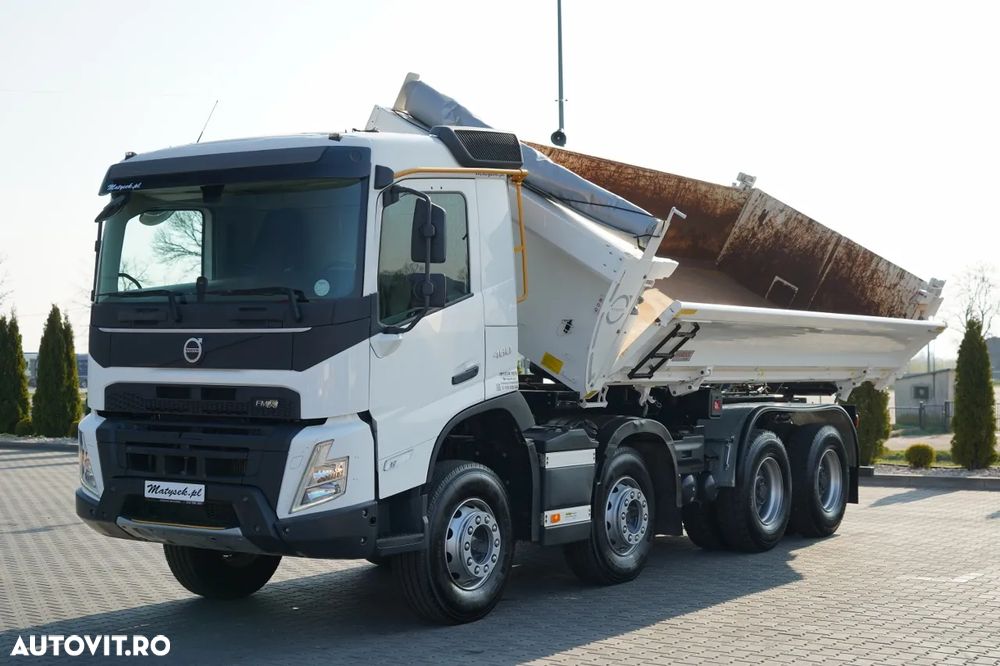 Volvo FMX 460 / 8x4 / BASCULATOR CU 2 LATE / HYDRODOX / BORDMATIC / HARDOX / ANVELOPE NOI / 2021 / MODEL NOU - 7