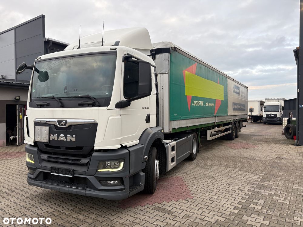 MAN TGS 18.400 / NOWY MODEL / ZESTAW / Z NACZEPĄ DWU OSIOWĄ / WIELTON NS-2 / SERWISOWANY / DO NAUKI JAZDY / AUTO-SZKOŁA / 360 / 500 - 21