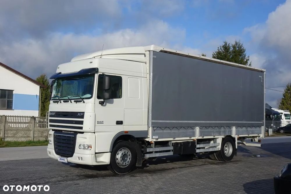 DAF XF 105.510 / BURTO-FIRANKA / EURO5 / AUTOMAT / NOWE PLANDEKI I DACH / PODŁOGA SZYNA-DESKA - 1