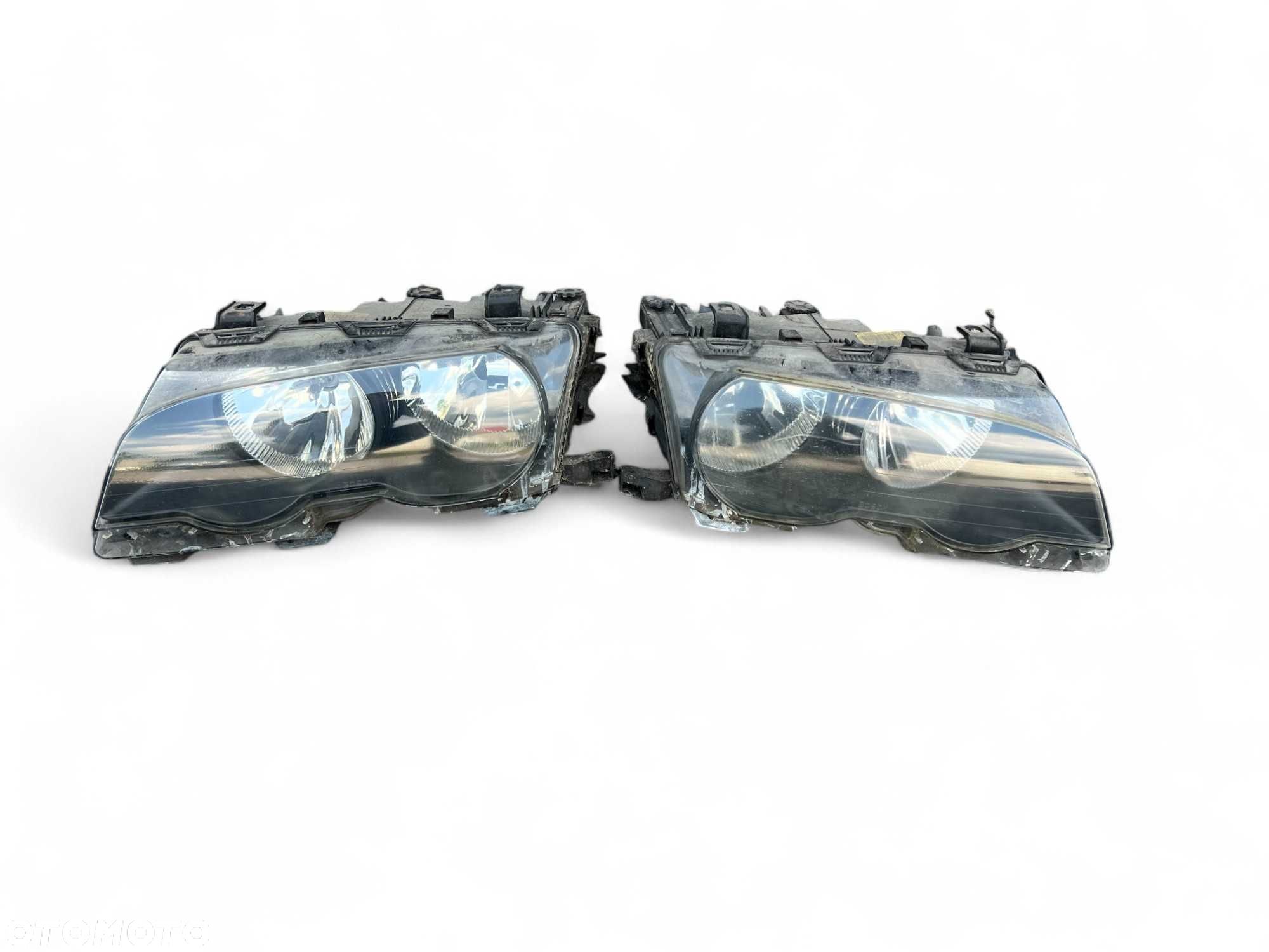 Reflektor lewy prawy lampy przod bmw e46 coupe cabrio przedlift h7 - 1