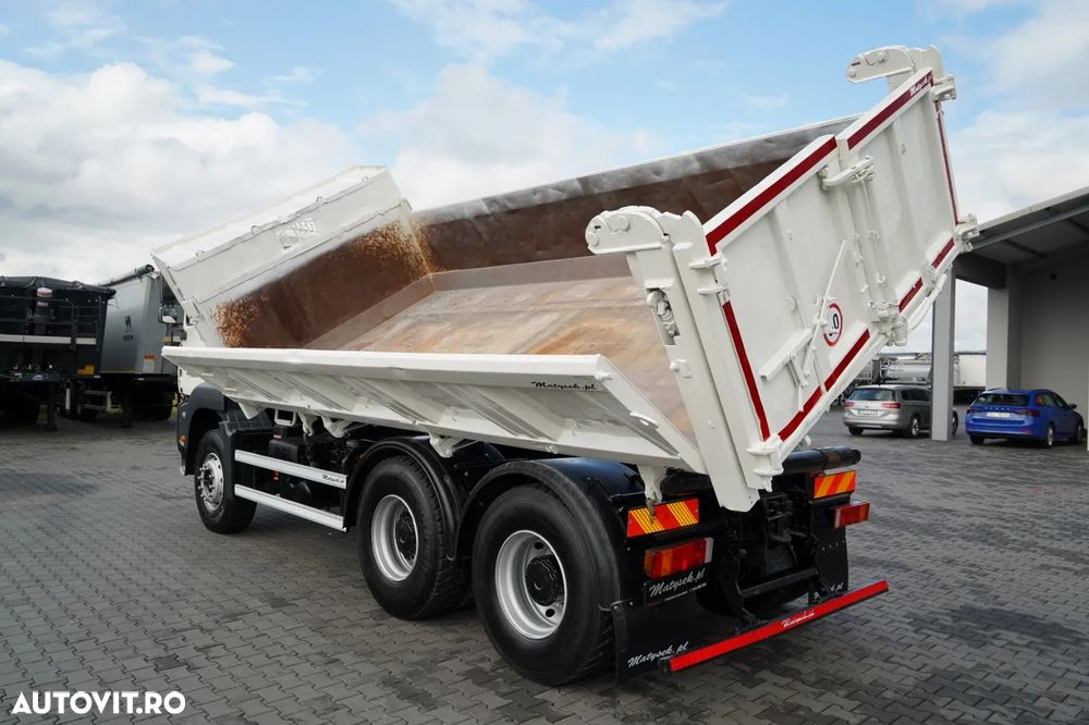 MAN TGS 33. 390 / 6x4 / BASCULANTE / HYDROBOARD / MEILLER KIPPER / BORDMATIC / IMPORTAT - 9