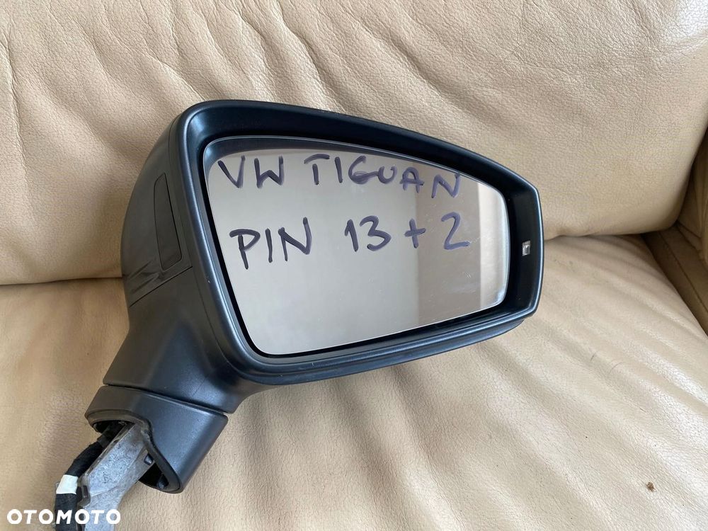 lusterko prawe volkswagen tiguan 15 pin 13+2 - 1