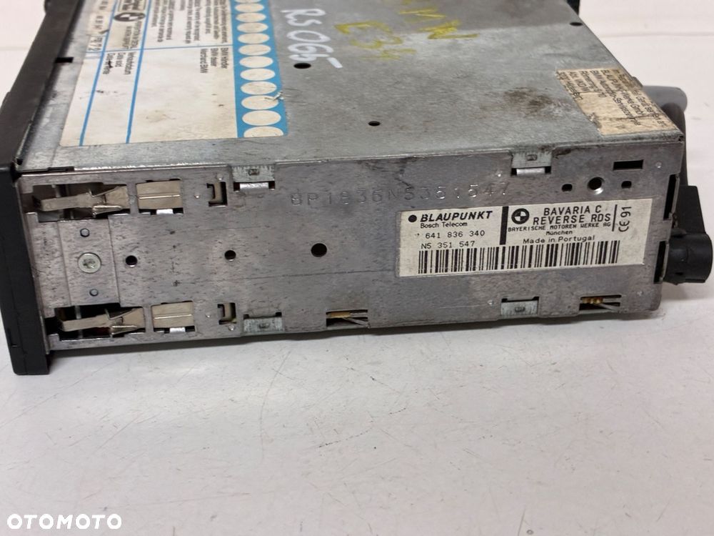 BMW 5 E34 RADIO SAMOCHODOWE BAVARIA C Reverse RDS 7641836340 BLAUPUNKT - 11