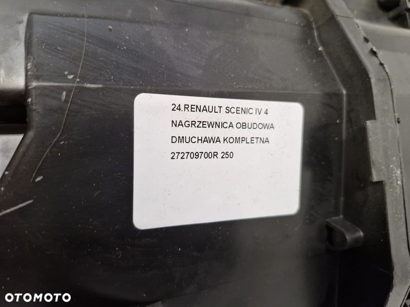 RENAULT SCENIC IV 4 NAGRZEWNICA OBUDOWA DMUCHAWA KOMPLETNA 272709700R - 6