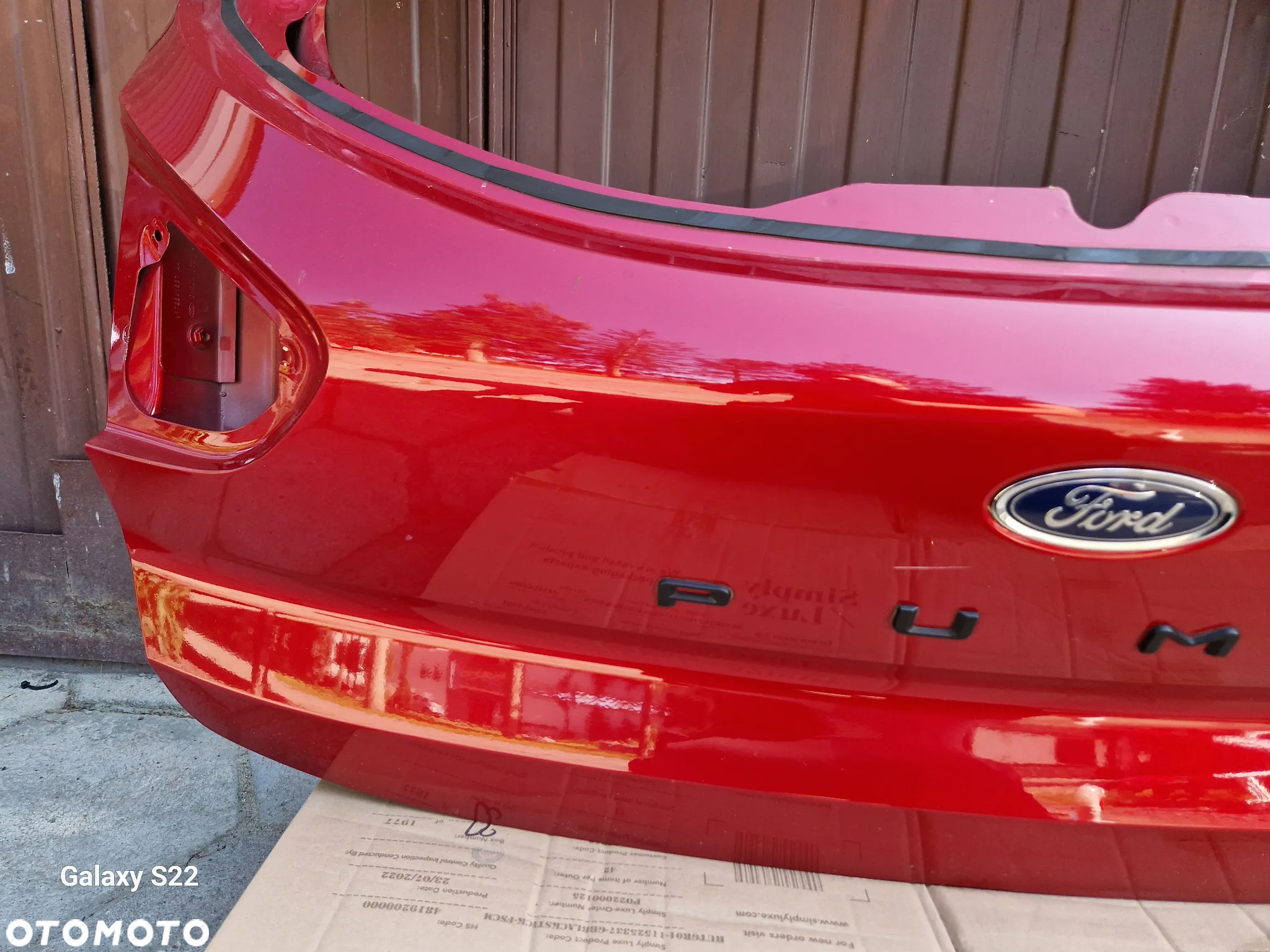 FORD PUMA MK2 KLAPA BAGAZNIKA TYLNIA - 6