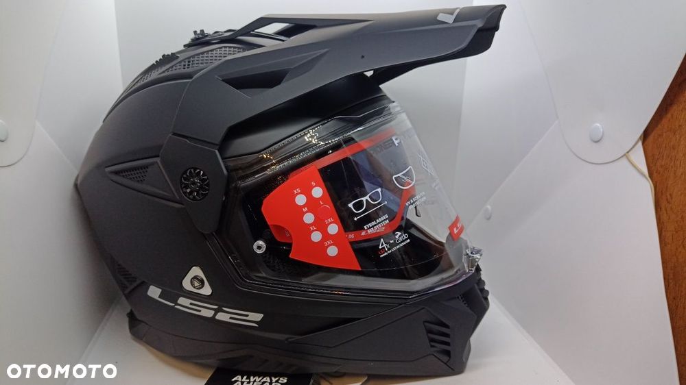 Kask LS2 MX702 PIONEER 2 z szybką i blendą na cross, enduro, nowy skle - 1