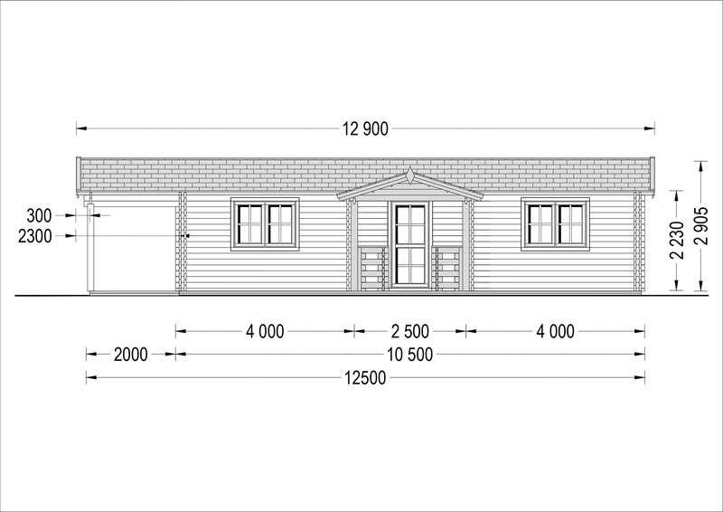 Casa de Madeira com 70m2 - Grande imagem: 3/7