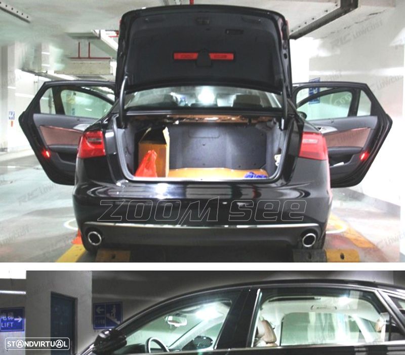 KIT COMPLETO 14 LAMPADAS LED INTERIOR AUDI A6 S6 RS6 C7 SEDAN 12-17 - 3