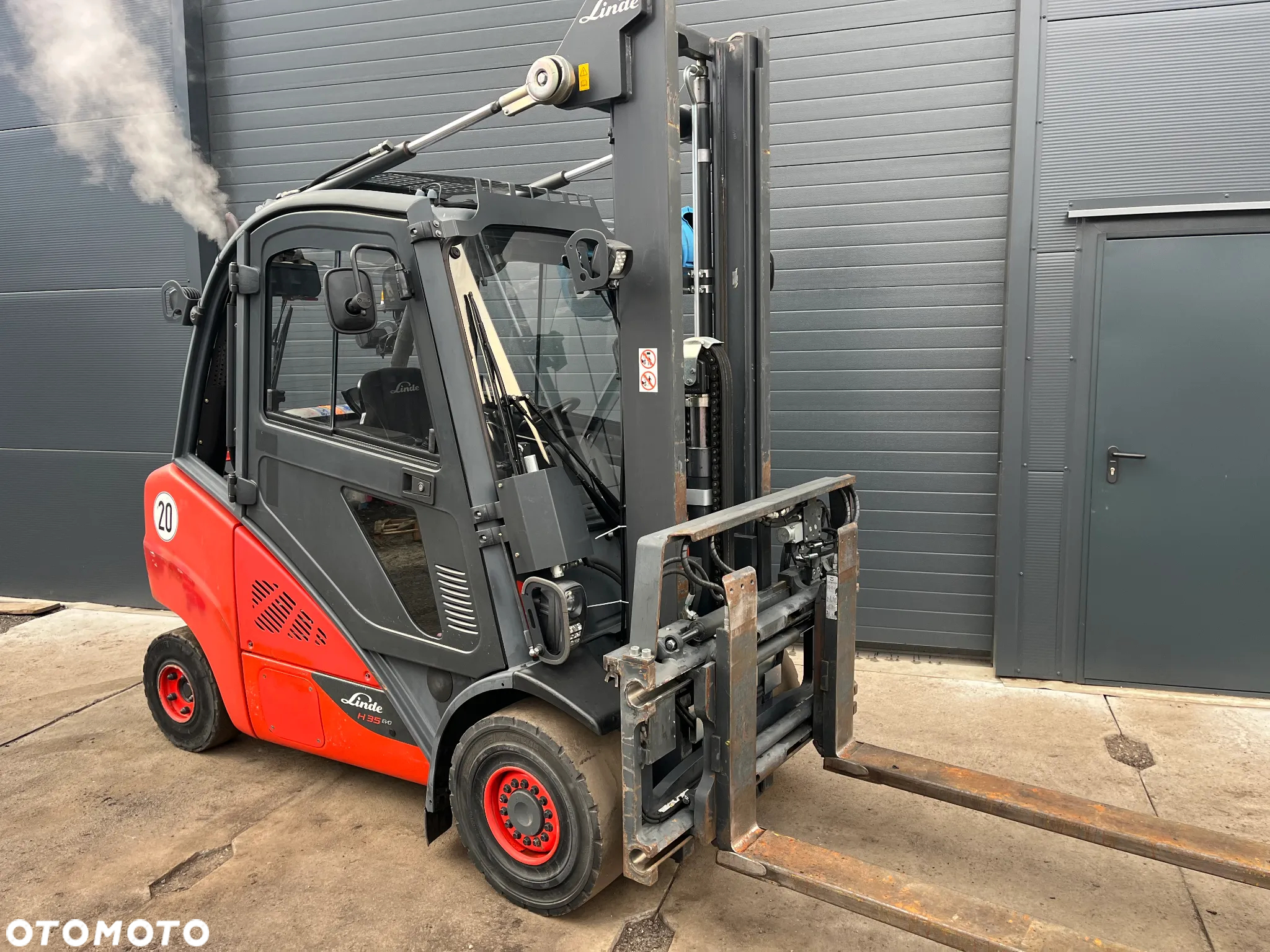 Linde H35T 393-02 Gaz LPG, Duplex, widły teleskopowe, pozycjoner, kabina - 2