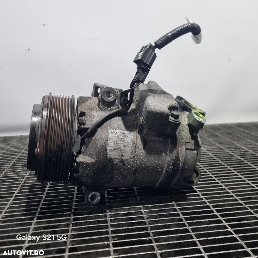 Compresor clima Nissan Qashqai Facelift 1.6 Benzina 2010 - 2013 117CP HR16DE (1456) ... - 2