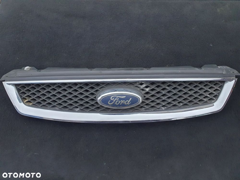FORD FOCUS II MK2 GRILL CENTRALNY ATRAPA CHŁODNICY CHROM 4M51-8138-BB 4M51-8C436-AD - 1