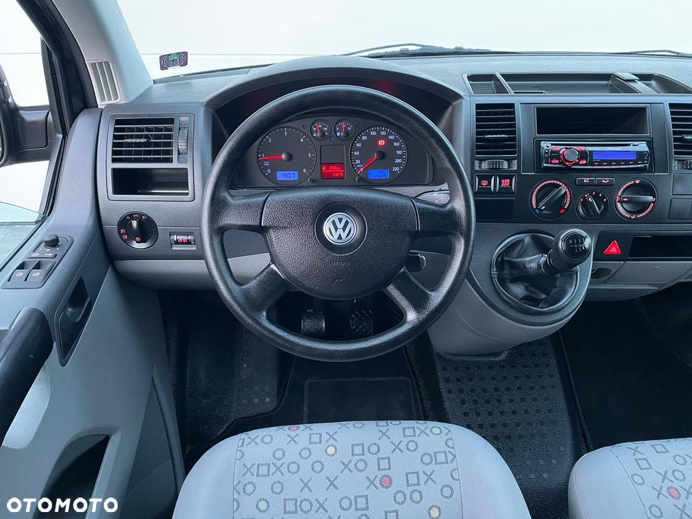 Volkswagen TRANSPORTER T5 1.9TDI Klima Elektryka Tempomat Brygadówka Dubel Kabina 6os Hak Opł - 26