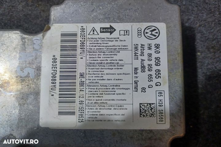 Calculator airbag 8K0959655G Audi A5 8T [2007 - 2011] Coupe 2.0 TFSI - 4