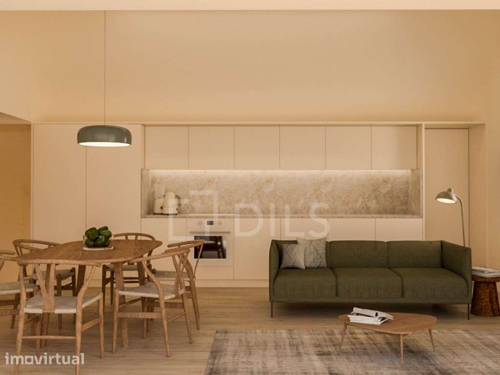 Apartamento T3 duplex, a estrear, com varanda em Campo de Ourique - Grande imagem: 2/47