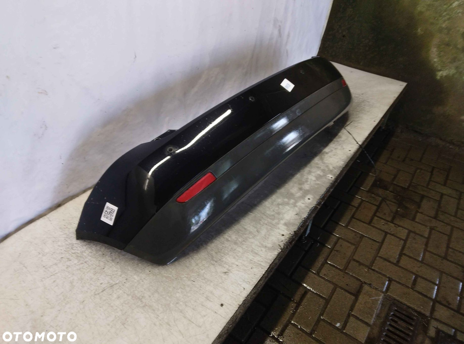 ^ ZDERZAK TYŁ TYLNY FORD FIESTA MK.6 6 VI D2 CZARNY PDC CZUJNIKI - 3