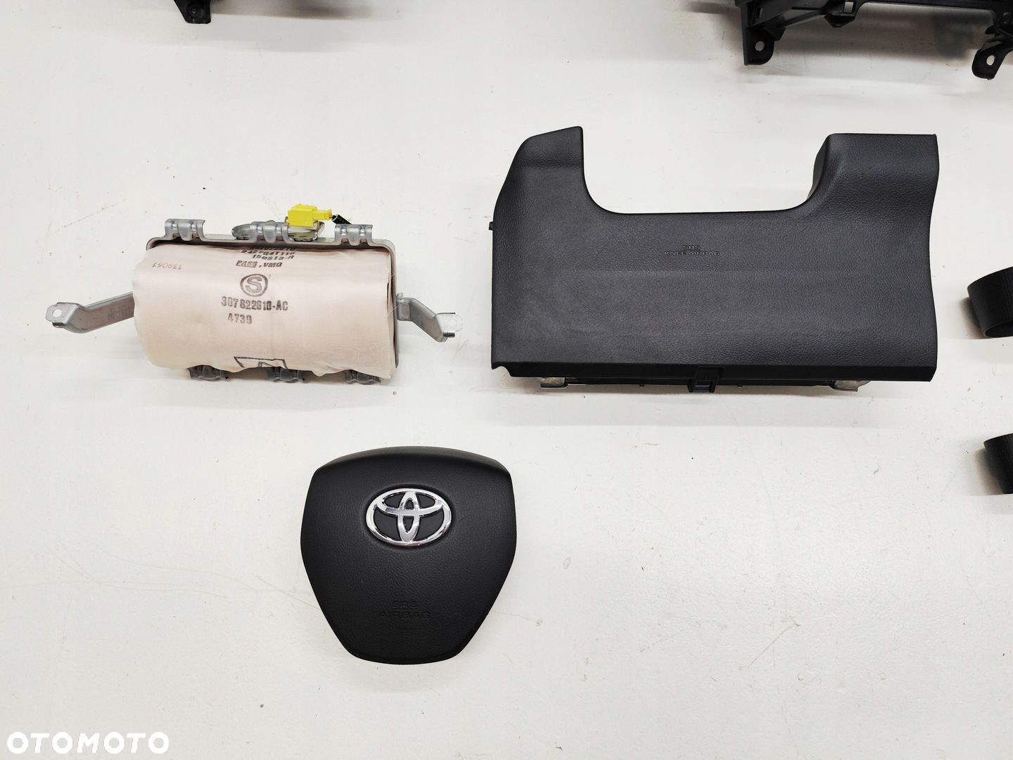 TOYOTA AURIS II DESKA KONSOLA AIRBAG PODUSZKI PASY ORGINAŁ - 5
