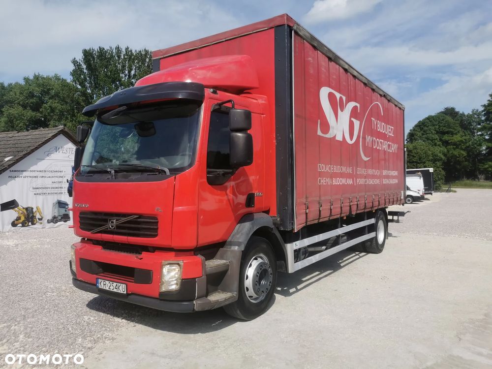 Volvo FL280 winda Dhollandia firanka z burtami 18.280KM nowe akumulatory - 1