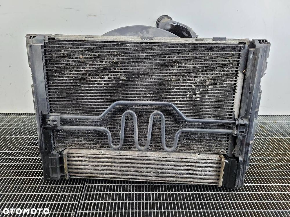 CHŁODNICA WODY KLIMATYZACJI INTERCOOLER WENTYLATOR BMW 3 E90 E91 2.0 D - 13