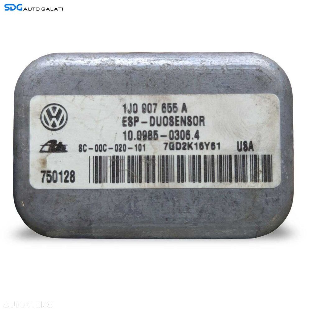 Senzor ESP Acceleratie Laterala VW Bora 2000 - 2005 Cod 1J0907655A [L9828] - 6