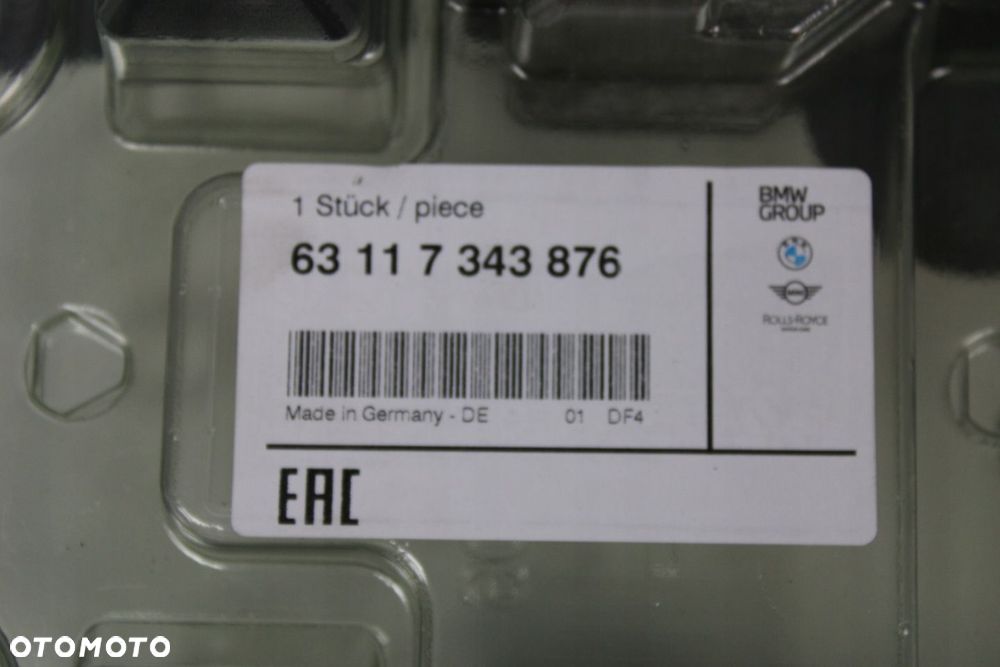 MODUŁ LED DRL BMW F10 F11 63117343876 - 2