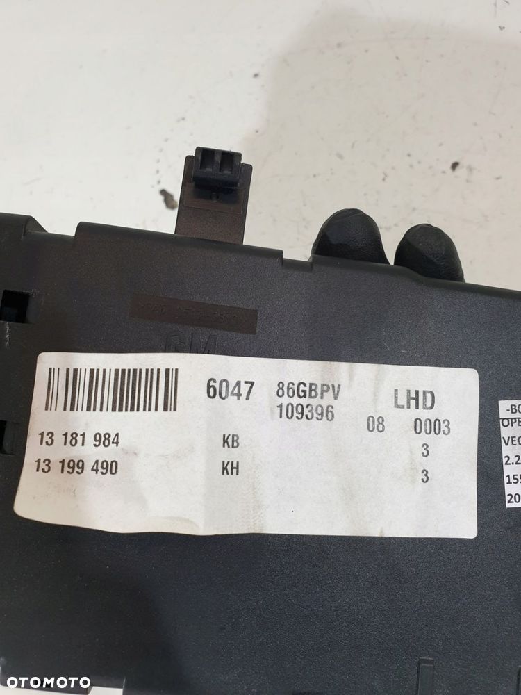 MODUŁ BSI 13181984 OPEL VECTRA C SIGNUM 2.2B - 9