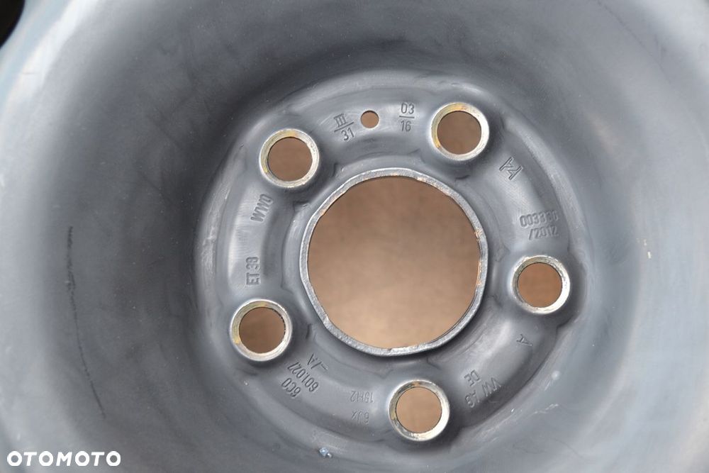 FELGA STALOWA OEM VW SKODA SEAT 5x100 6J15 ET 38 x1szt F-533 - 9