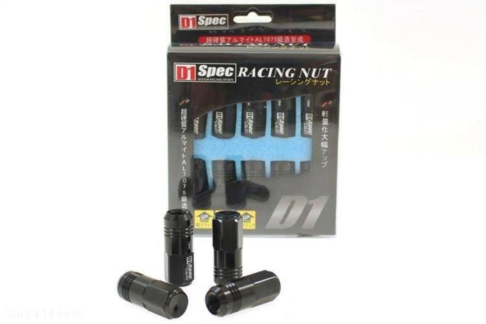 Nakrętki D1Spec Replika EW M12x1,25 Czarne - 1