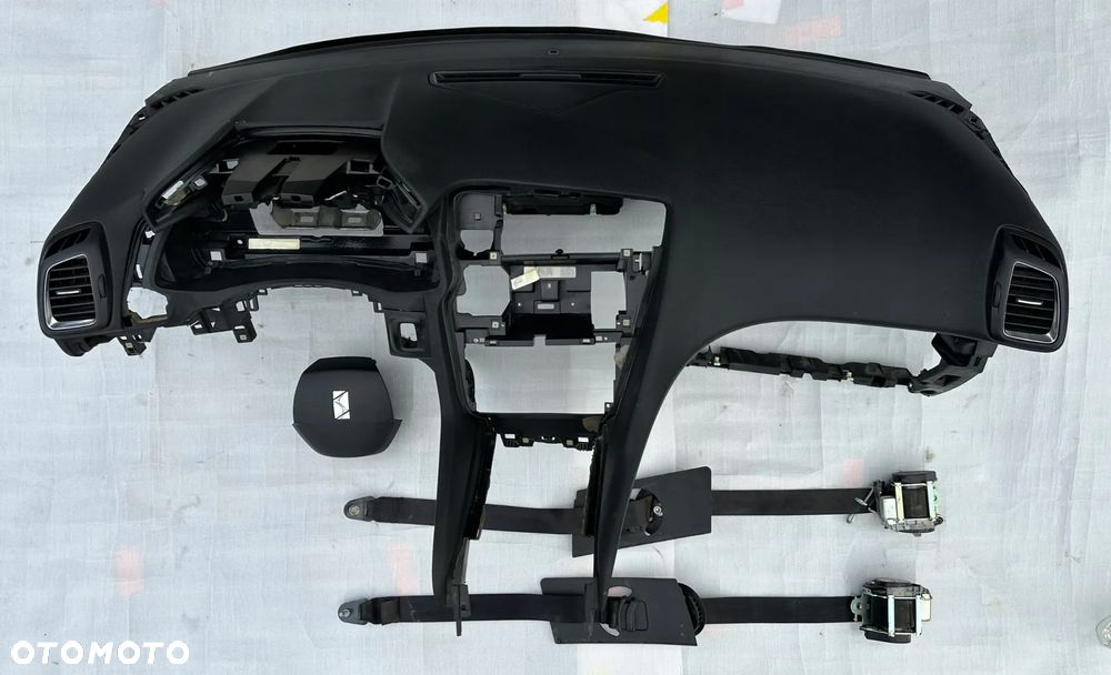 CITROEN DS5 LIFT KOMPLETNA DESKA ROZDZIELCZA PASY AIRBAG ORYGINAŁ - 1