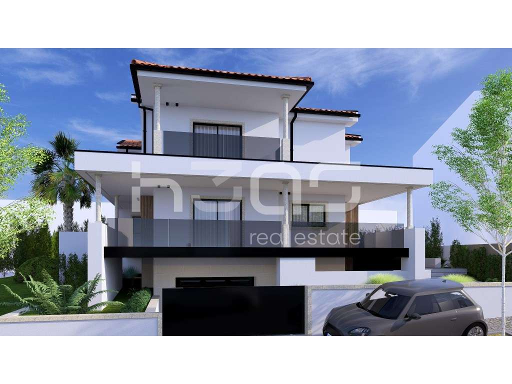 Moradia T4 com Projeto Contemporâneo, Jardim e Piscina | Guimarães - Grande imagem: 4/48