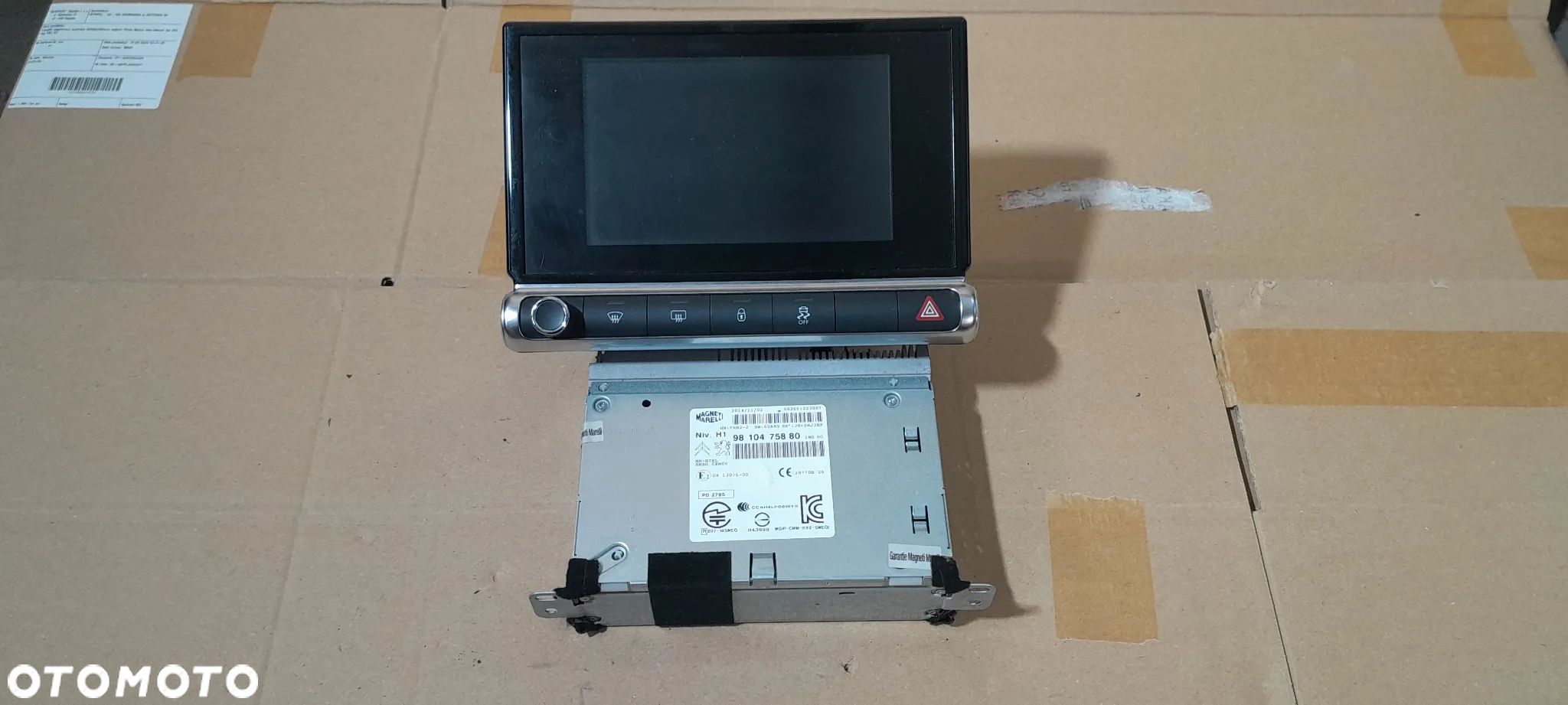 CITROEN C4 CACTUS RADIO NAVIGACJA - 1
