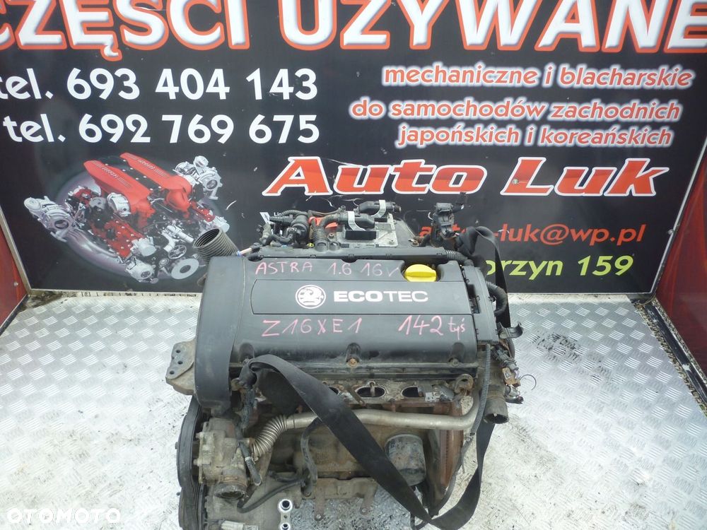 SILNIK OPEL ASTRA ZAFIRA 1.6 16V Z16XE1 142 TYS