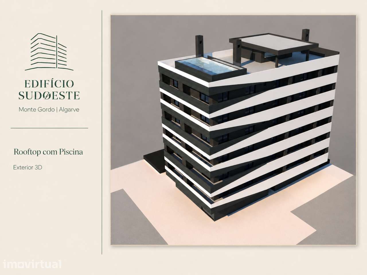 Apartamento T2 com Varanda | Edifício Sudoeste | Monte Gordo - Grande imagem: 4/8