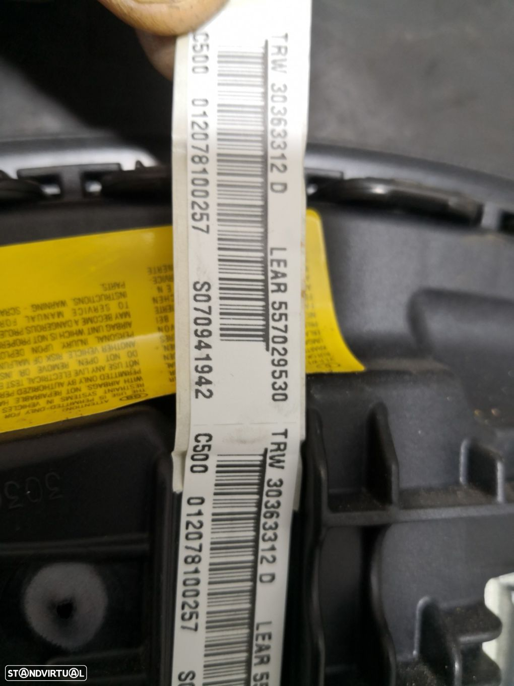 Airbag Banco Esq Fiat Punto Evo (199_) - 3