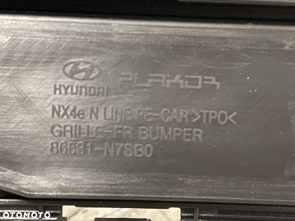 NOWA ORYGINALNA KRATKA ZDERZAKA PRZEDNIEGO HYUNDAI TUCSON IV 4 N-LINE LIFT 24-26 86531-N7SB0 - 7
