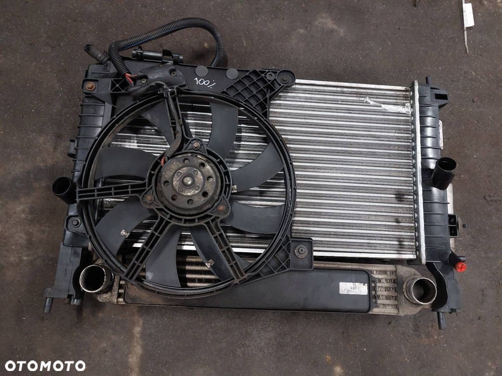 CHŁODNICE KOMPLET + WENTYLATORY OPEL MERIVA A 1.7 CDTI 03-05r - 2