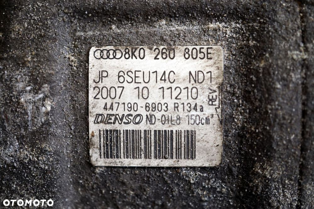 KOMPRESOR KLIMATYZACJI SPRĘŻARKA Q5  8K0260805E AUDI - 6