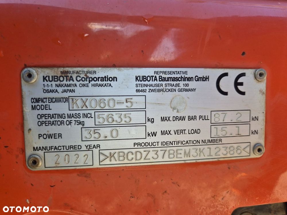 Kubota KX060-5 - 4