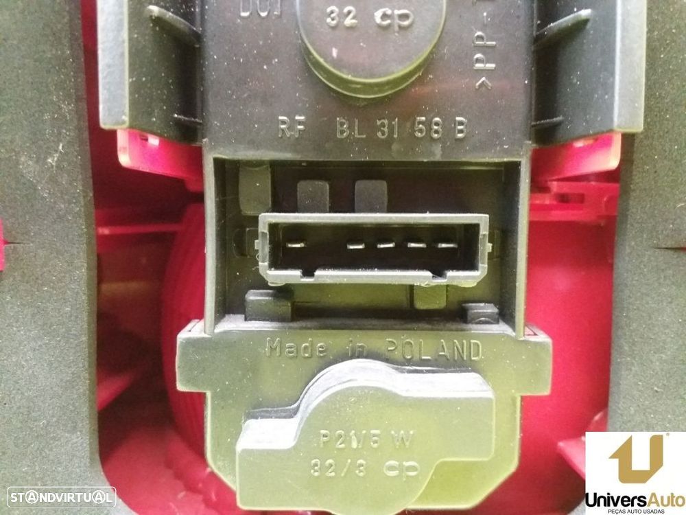 FAROLIM TRASEIRO DIREITO AUDI A6 AVANT 2002 -4B9945096F3FZ 412809999 - 4