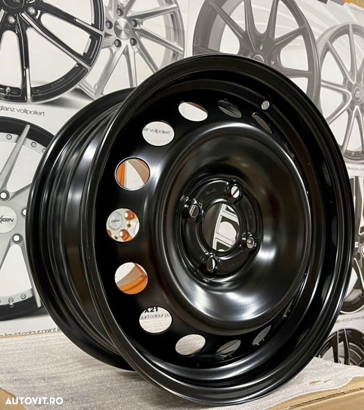 Jante oțel Dacia Logan , Logan new, Sandero, Stepway, Dokker, 15 inch, noi - 3