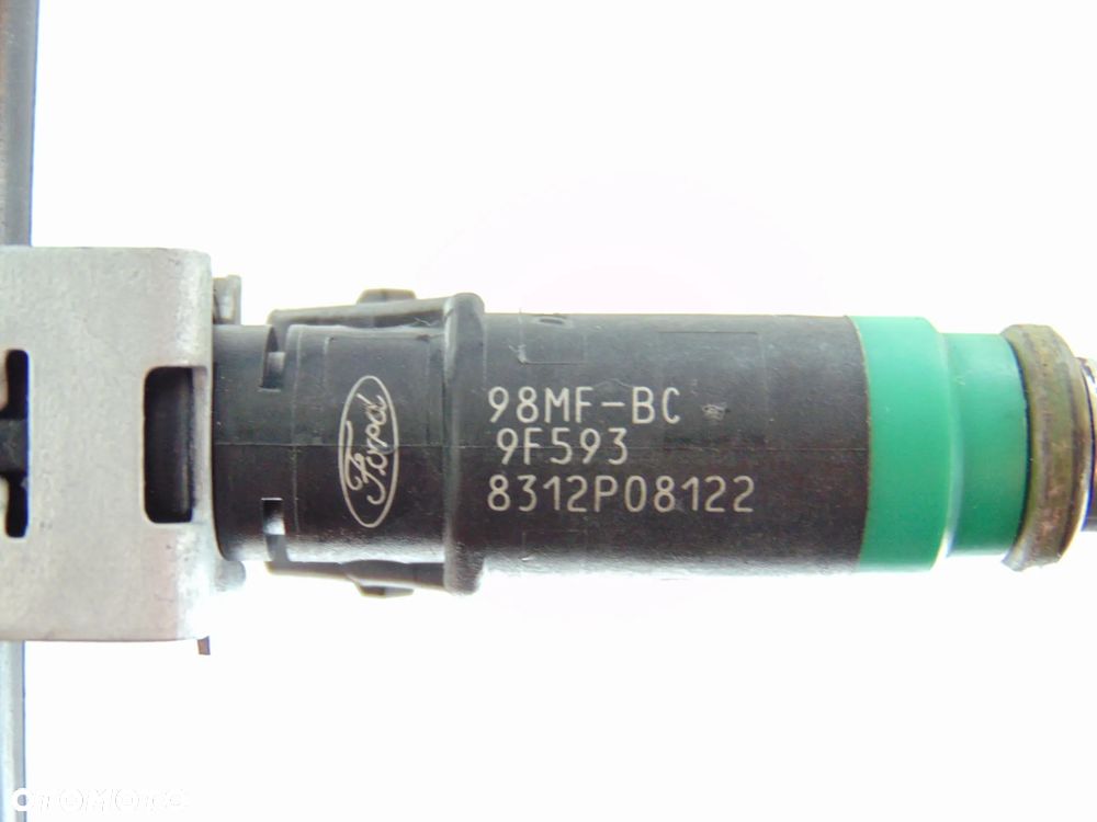 KOMPLET wtryski wtrysk wtryskiwacz paliwa 98MF-BC9F593 Ford Fiesta MK6 VI Fusion Focus 2 II C-Max I benzyna 1.4 1.6 - 9