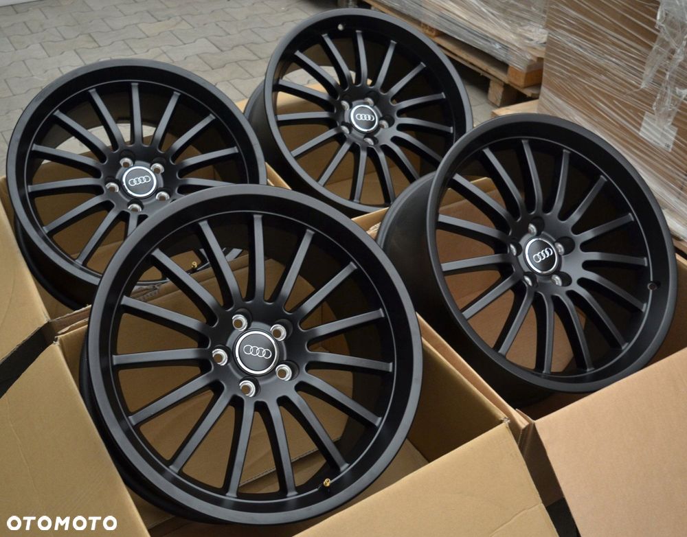 Felgi 19 5X112 Oryginał Audi A4 8W0 8K0 Czarne Mat Rant Nowe - 2