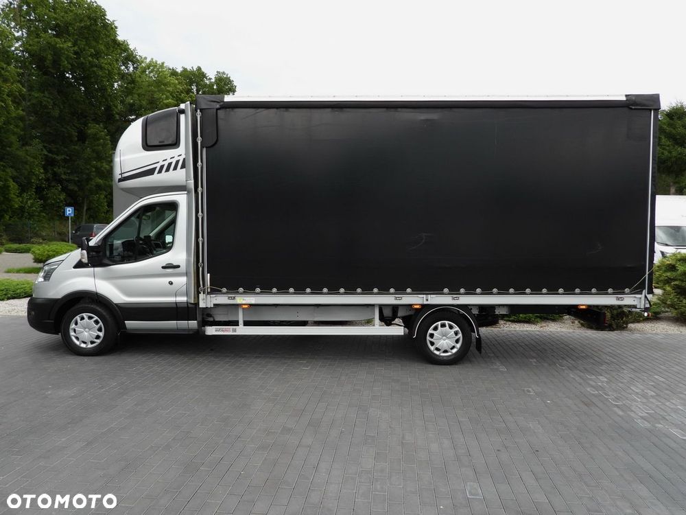 Ford TRANSIT PLANDEKA 10 PALET WEBASTO TEMPOMAT LEDY PNEUMATYKA KLIMATYZACJA  160KM - 9