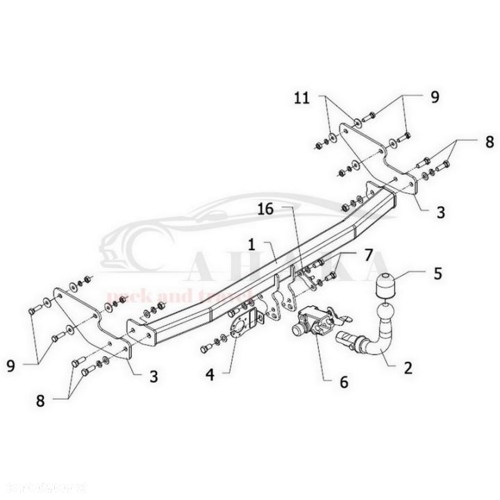Hak Holowniczy Automat Do Renault Twingo 2007-2014 - 3