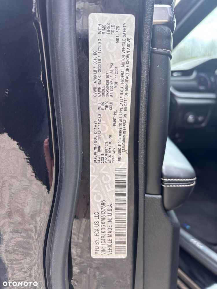 Jeep Grand Cherokee 3.6 V6 Overland EU6 - 14