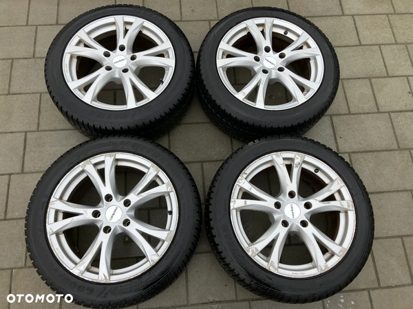 ALUFELGI KOŁA BMW E60 E61 X-DRIVE XD 17 CALI ET40 IS40 GOODYEAR ULTRAGRIP 245/45/17 ZIMA 5x120 KOŁA FELGI