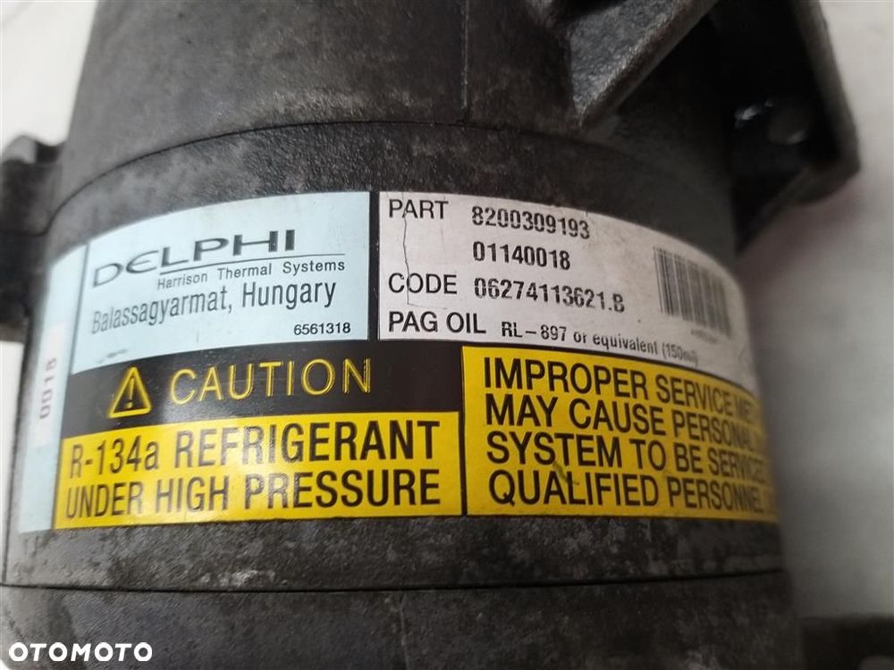 Sprężarka klimatyzacji RENAULT MEGANE II SCENIC II Nissan 1.9 8200309193 - 5
