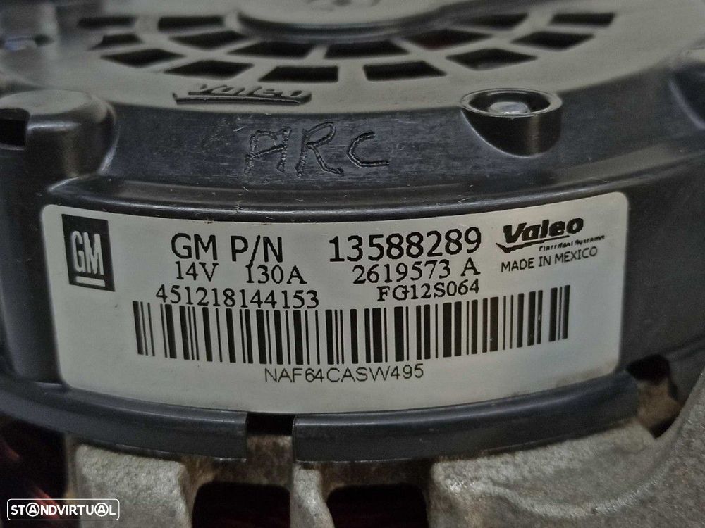 ALTERNADOR OPEL MOKKA EXCELLENCE - 11